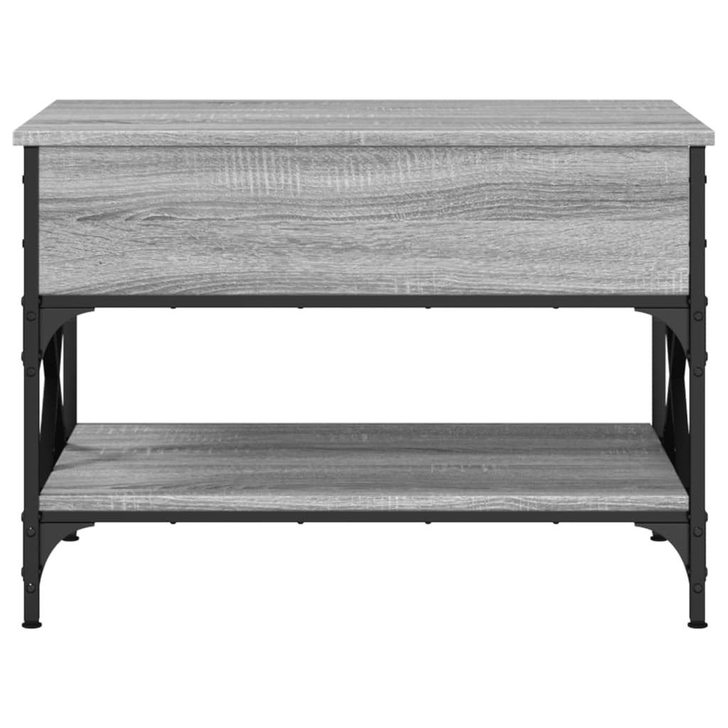 Coffee Table 70X50X50 Cm Engineered Wood And Metal