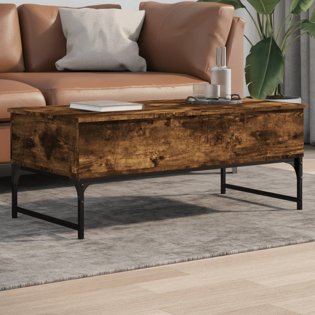 Coffee Table 70X50X40 Cm Engineered Wood And Metal