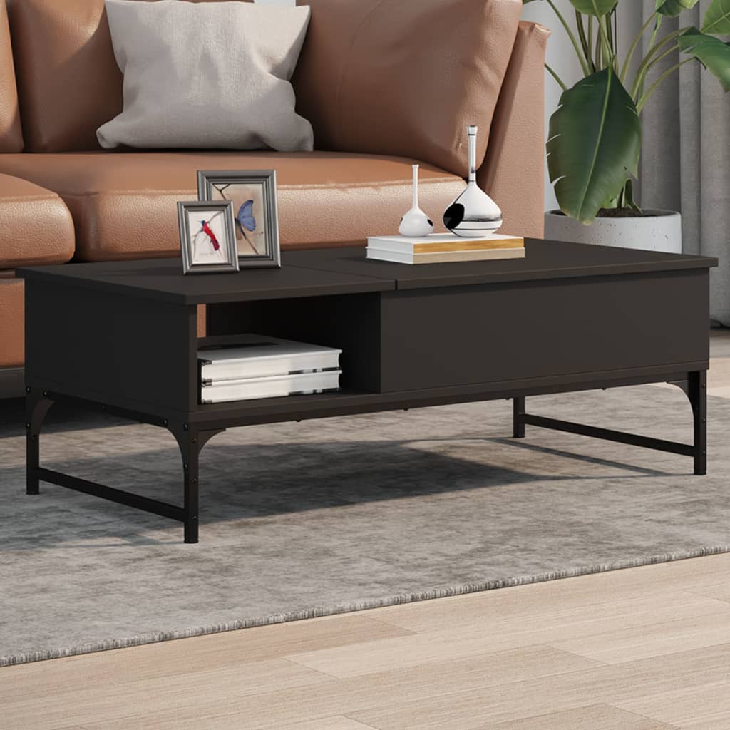 Coffee Table 100X50X35 Cm Engineered Wood And Metal