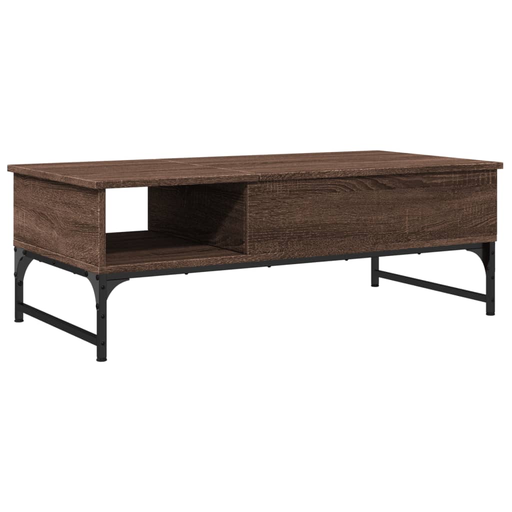 Coffee Table 100X50X35 Cm Engineered Wood And Metal