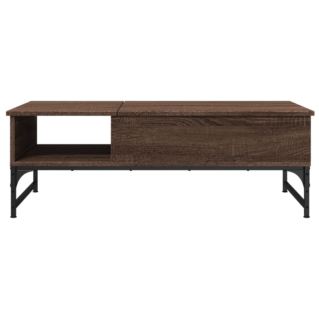Coffee Table 100X50X35 Cm Engineered Wood And Metal