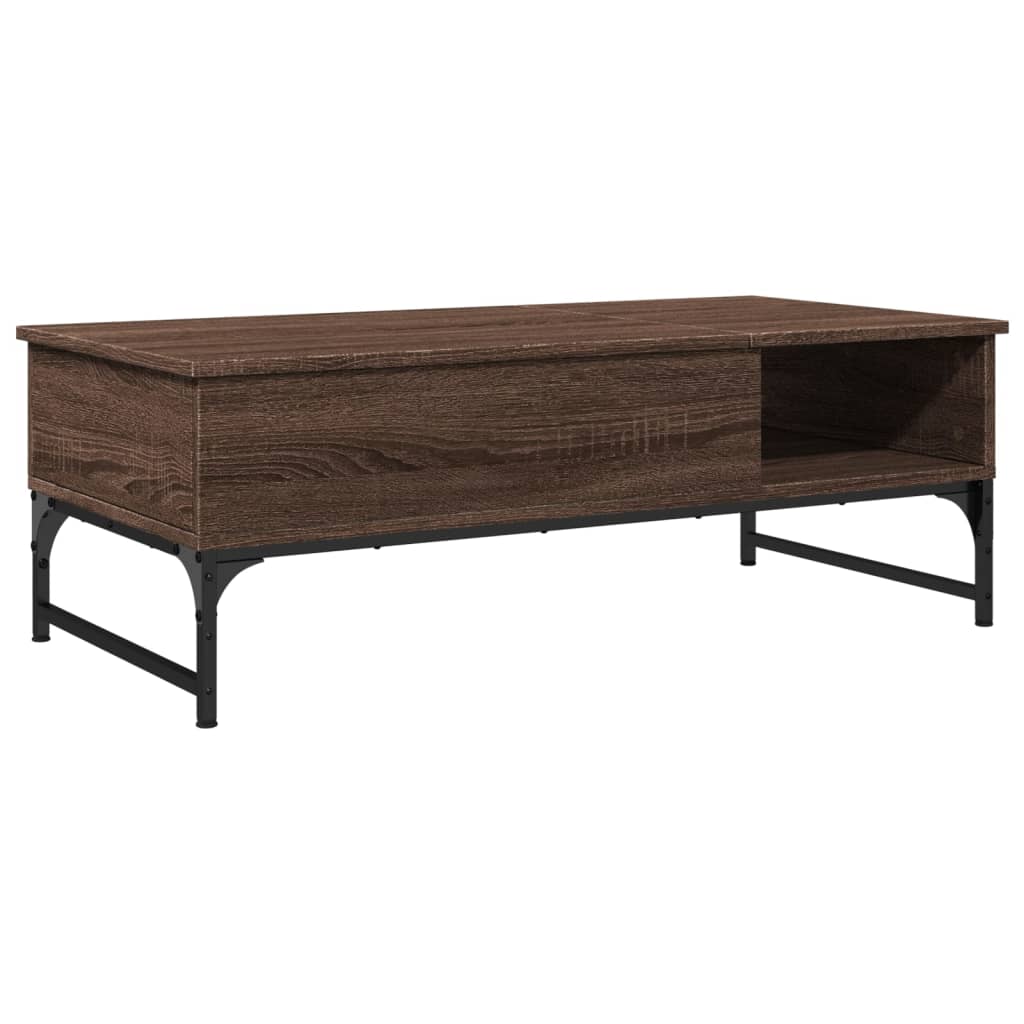 Coffee Table 100X50X35 Cm Engineered Wood And Metal