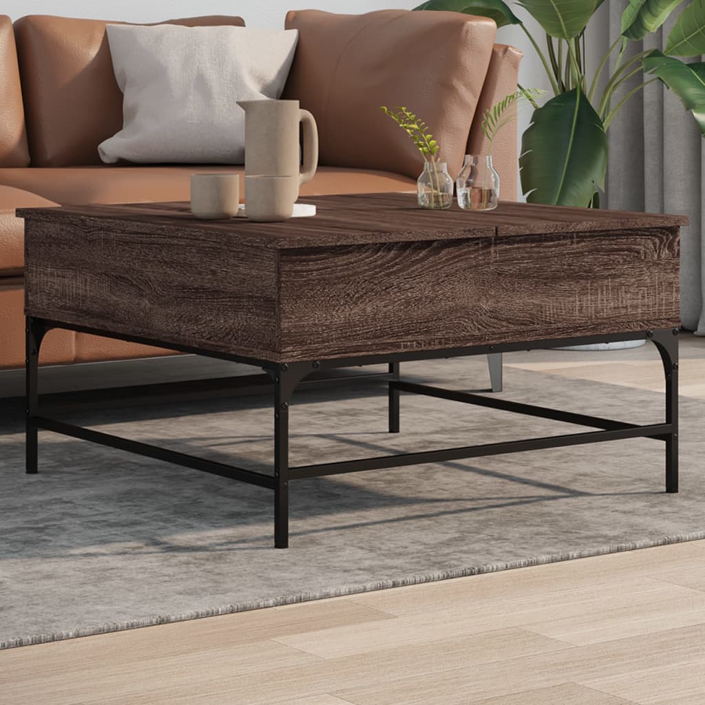 Coffee Table Engineered Wood And Metal