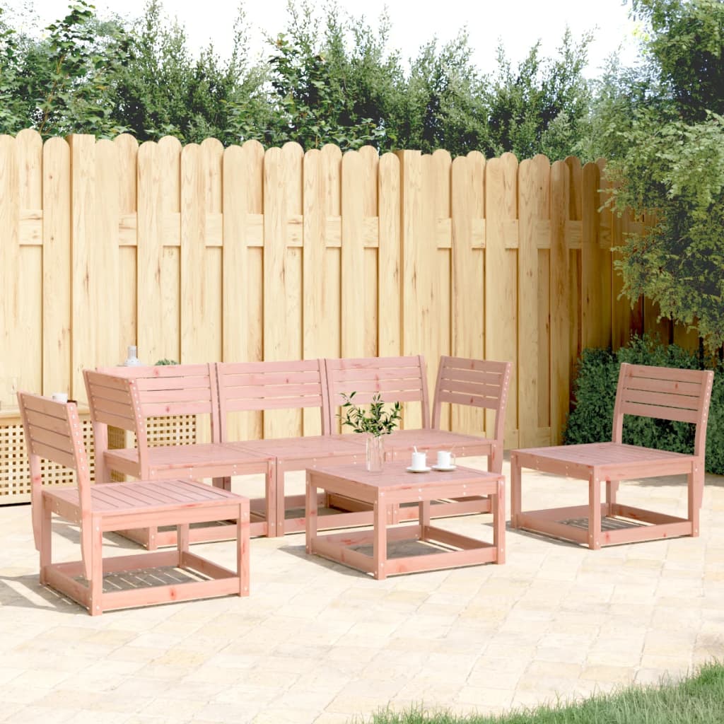 5 Piece Garden Sofa Set Solid Wood Pine