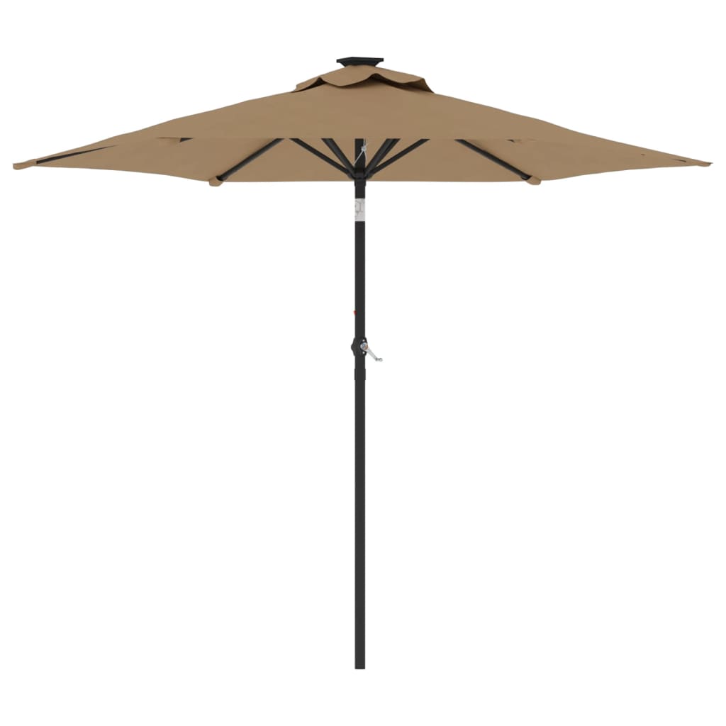 Garden Parasol With Steel Pole 225X225X212 Cm
