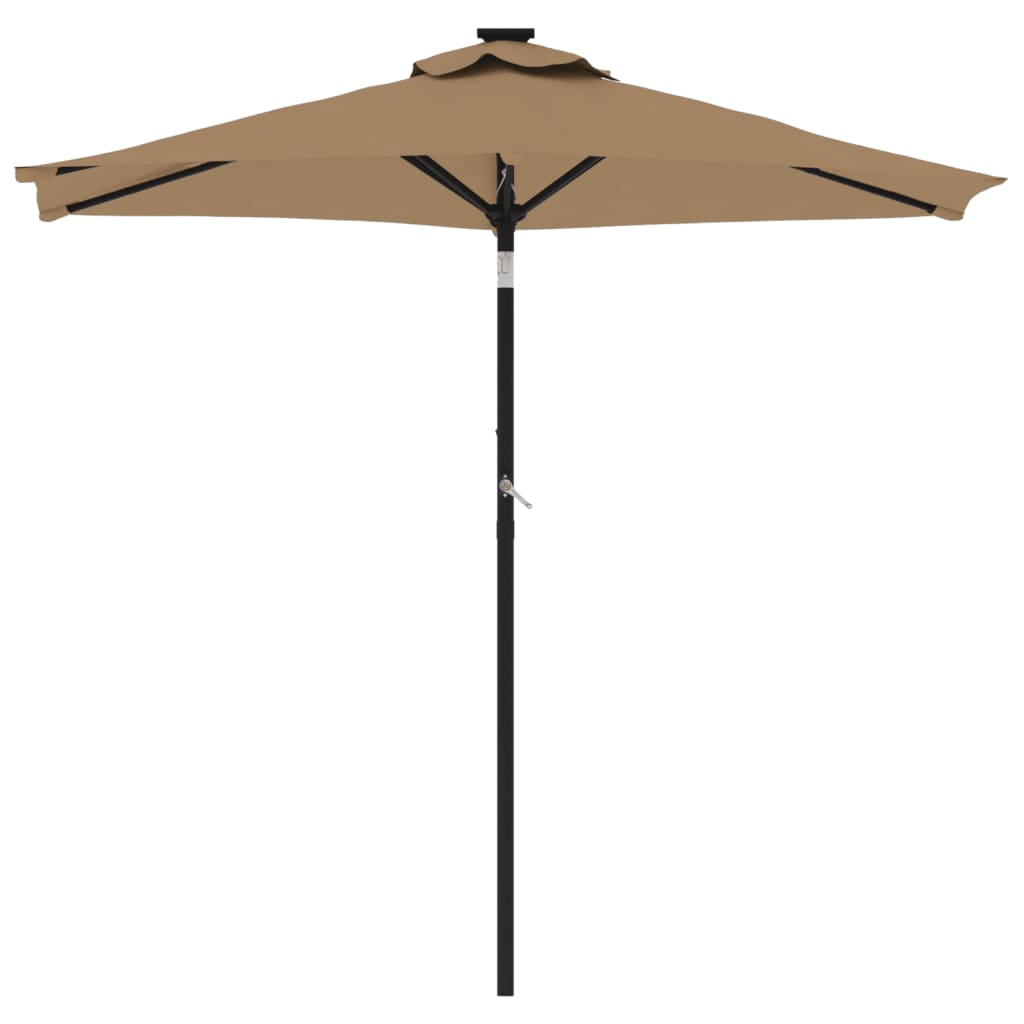 Garden Parasol With Steel Pole 225X225X212 Cm