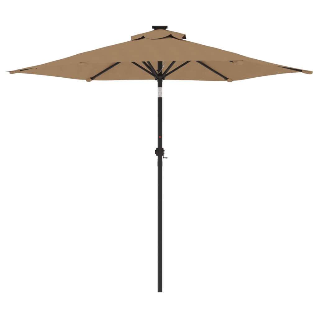 Garden Parasol With Steel Pole 225X225X212 Cm