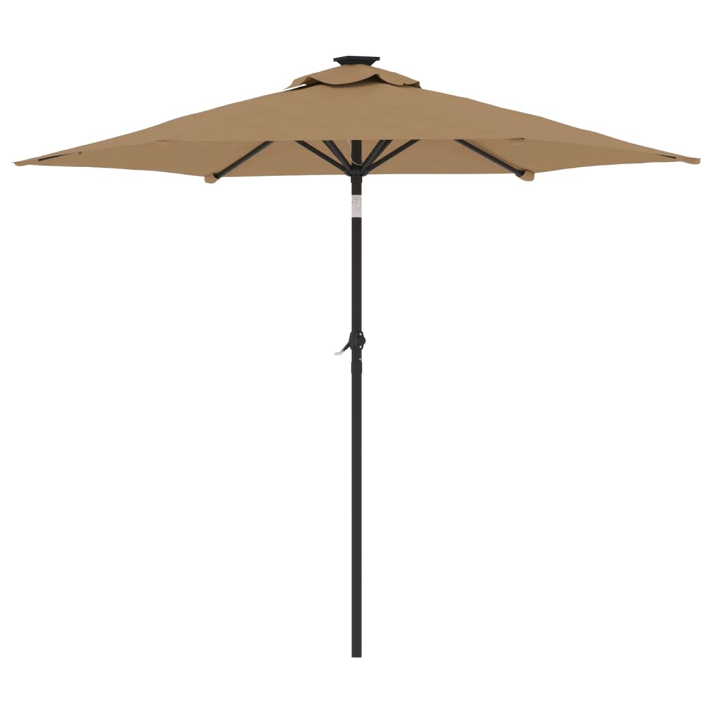 Garden Parasol With Steel Pole 225X225X212 Cm