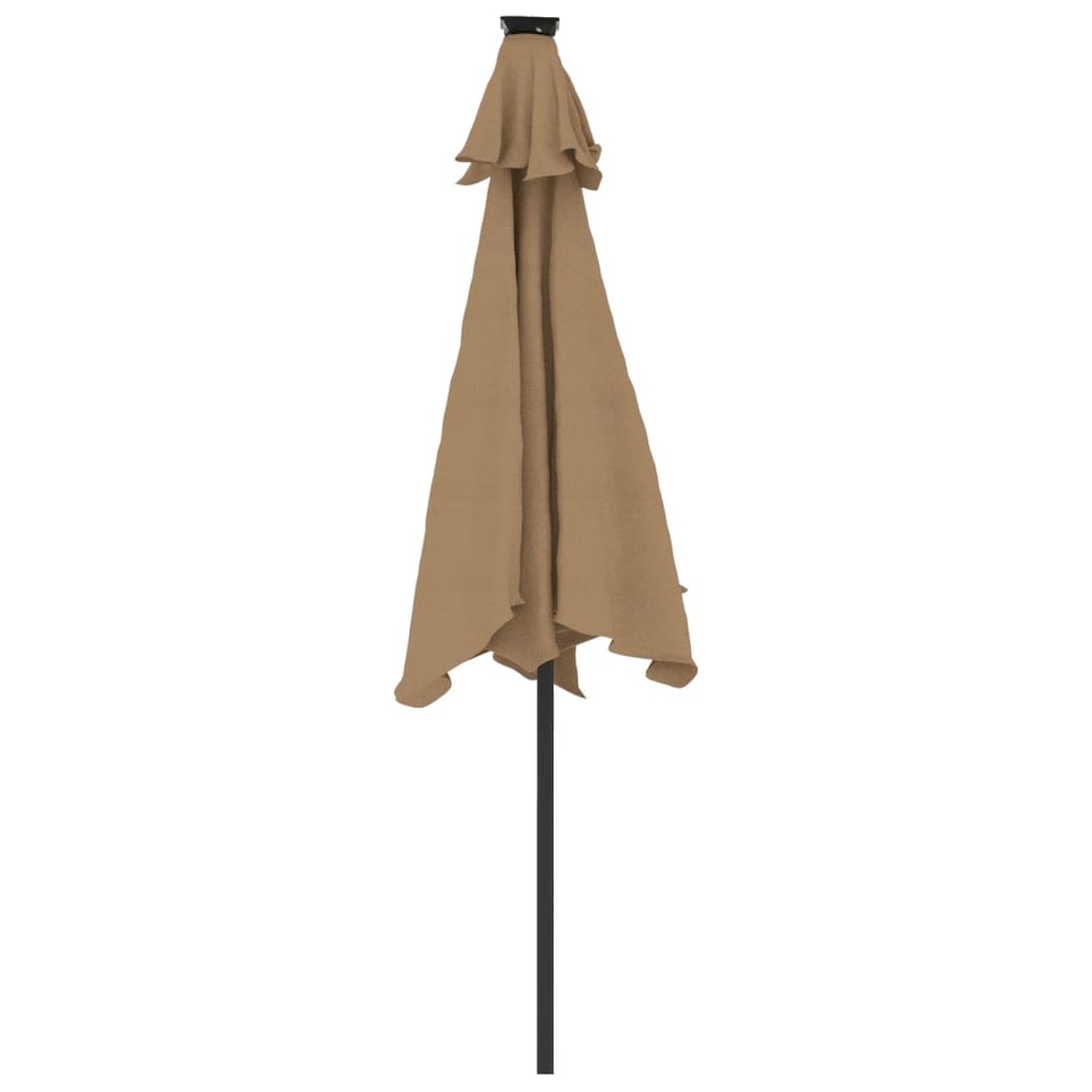 Garden Parasol With Steel Pole 225X225X212 Cm