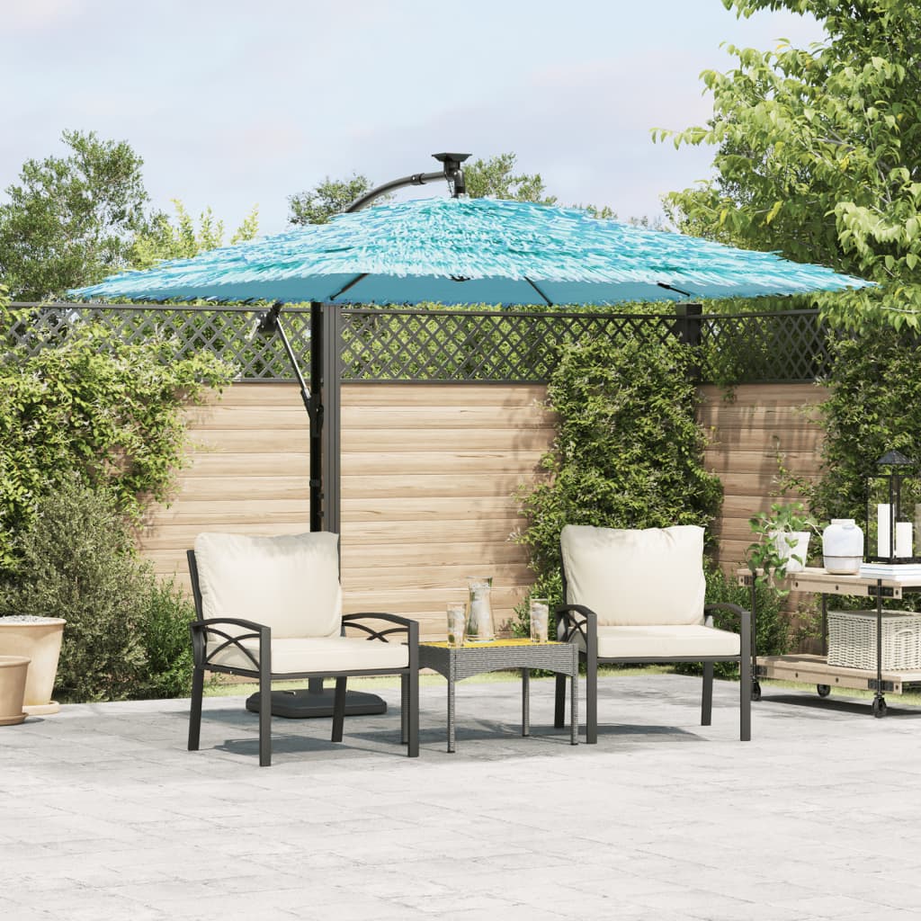 Garden Parasol With Steel Pole