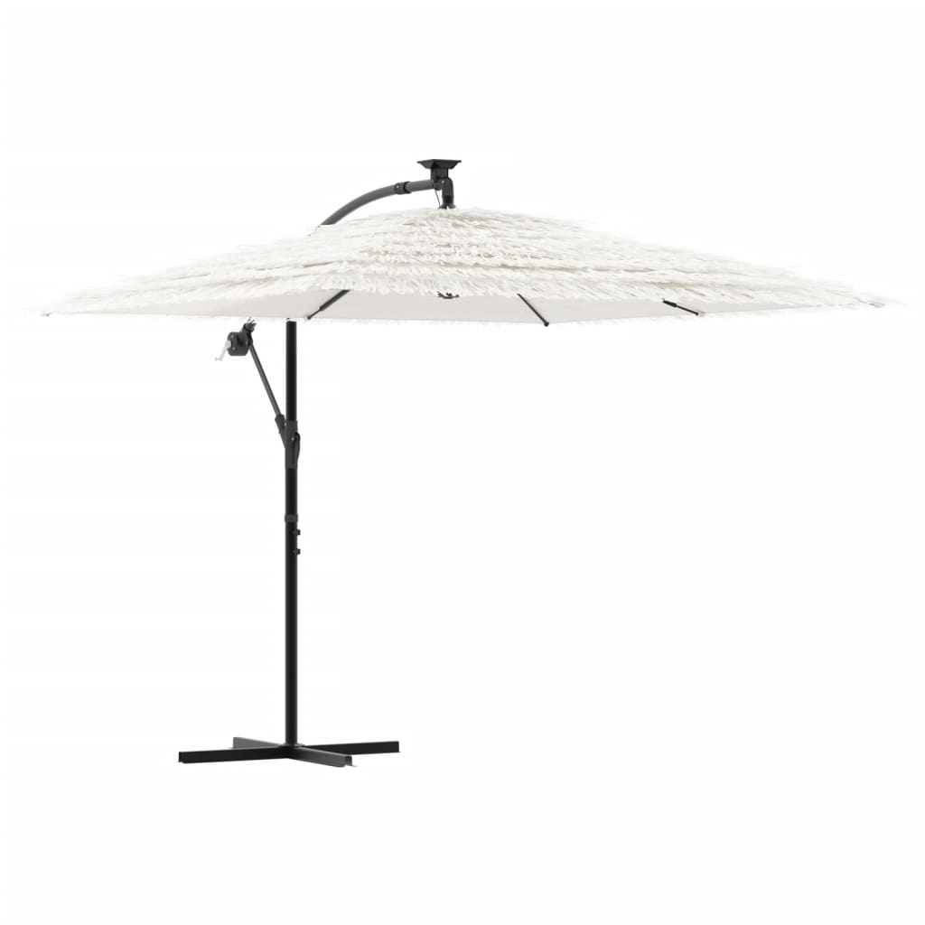 Garden Parasol With Steel Pole