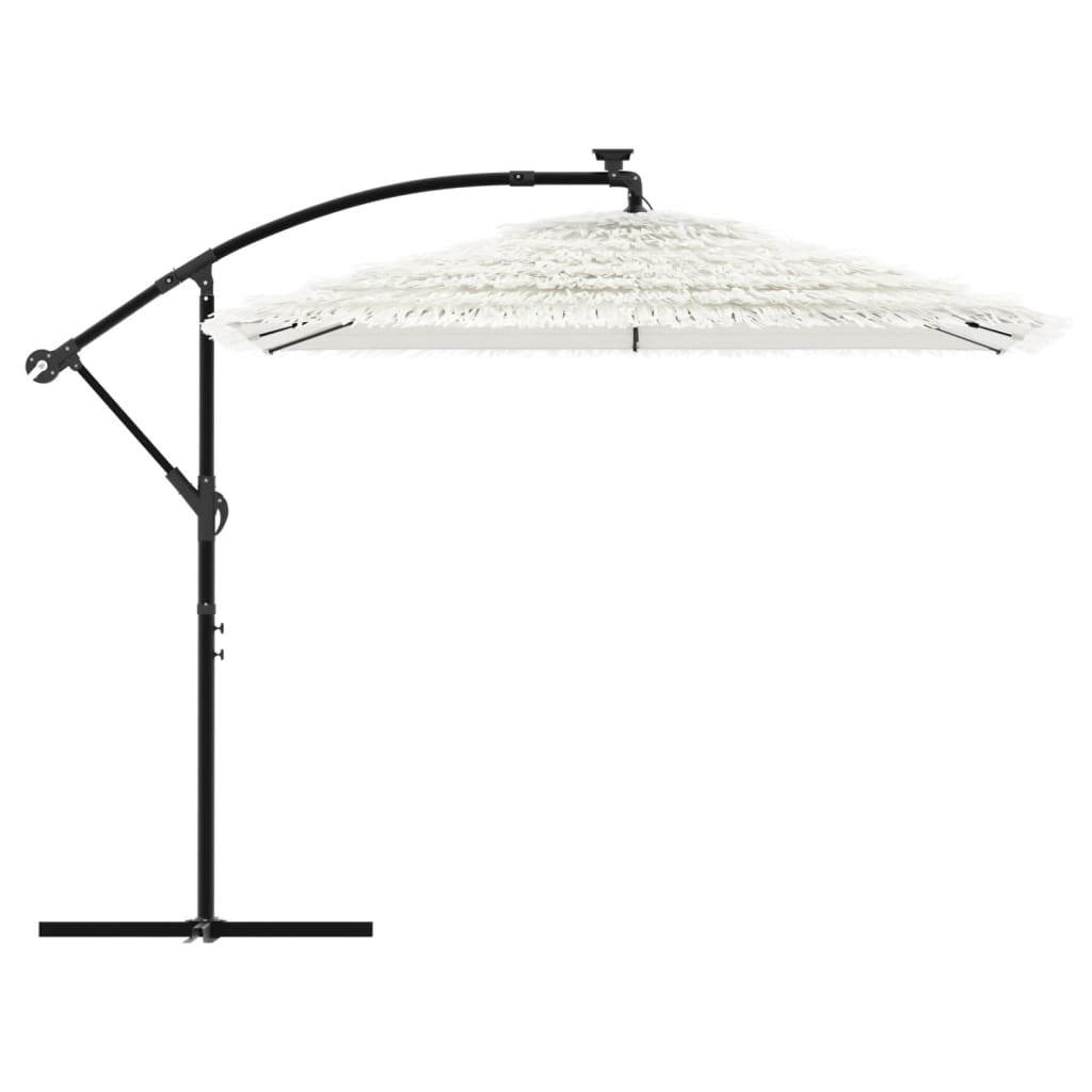 Garden Parasol With Steel Pole