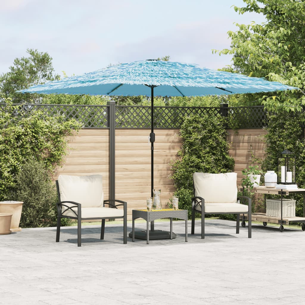 Garden Parasol With Steel Pole