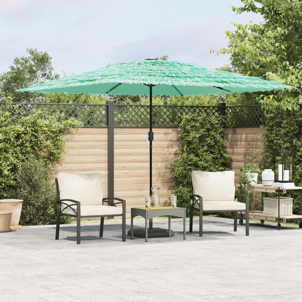Garden Parasol With Steel Pole