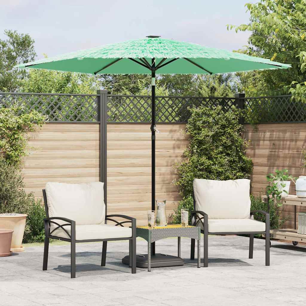 Garden Parasol With Steel Pole