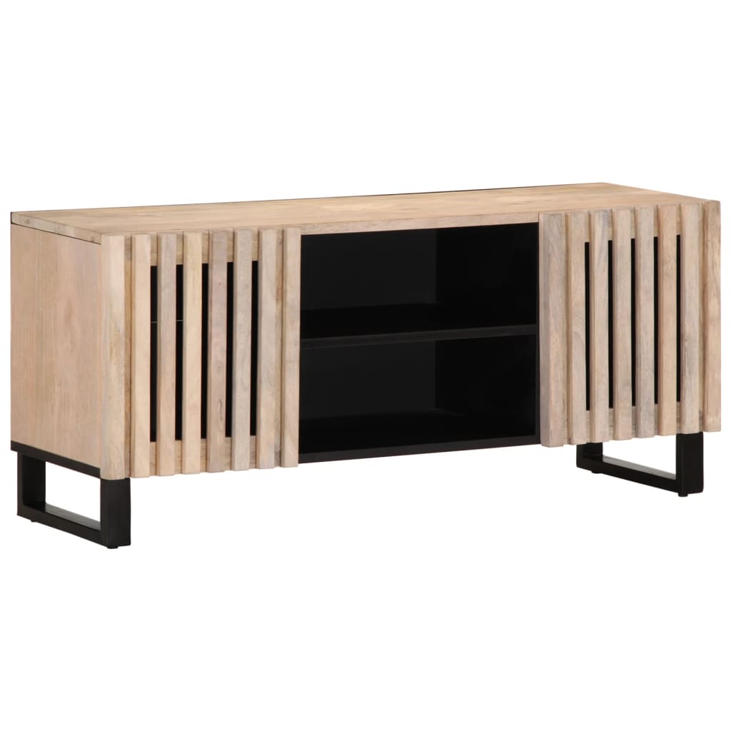 Tv Cabinet 105X34X46 Cm Solid Wood Mango