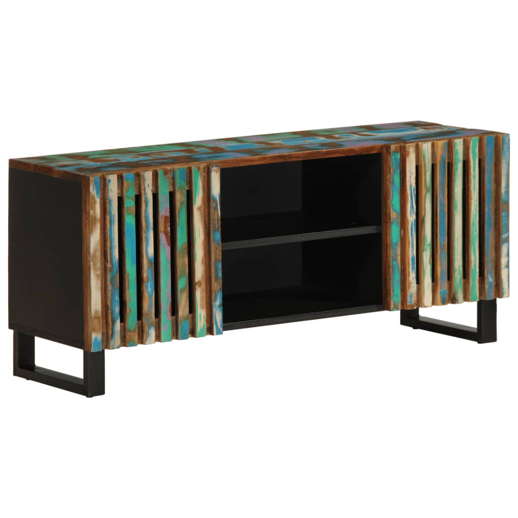 Tv Cabinet 105X34X46 Cm Solid Wood Mango