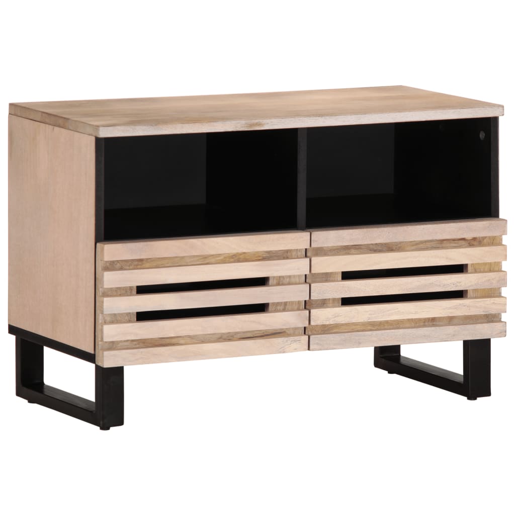Tv Cabinet 70X34X46 Cm Solid Wood Acacia