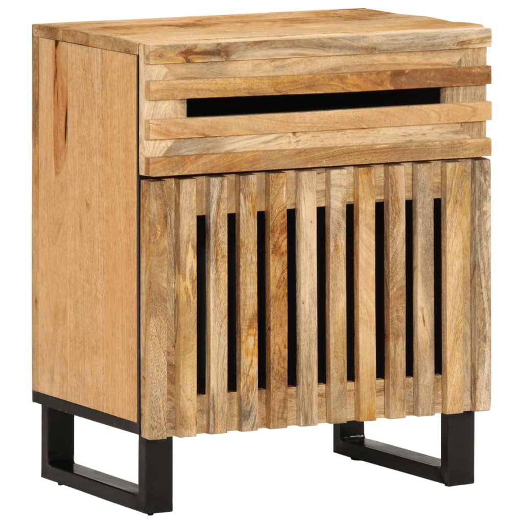 Bedside Cabinet 50X34X60 Cm Solid Wood Mango