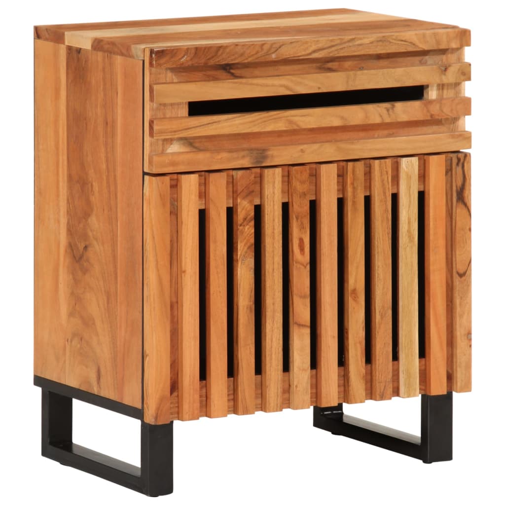 Bedside Cabinet 50X34X60 Cm Solid Wood Mango