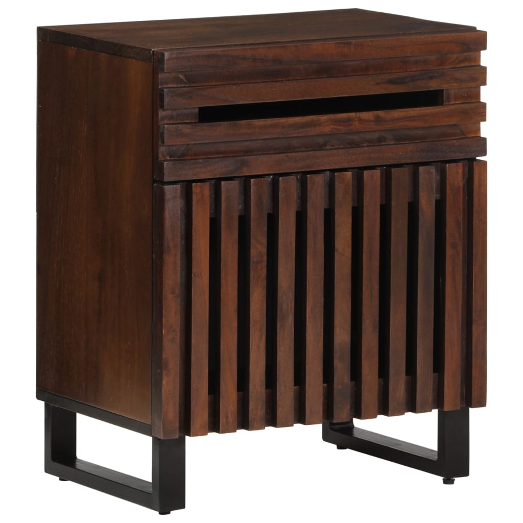 Bedside Cabinet 50X34X60 Cm Solid Wood Mango