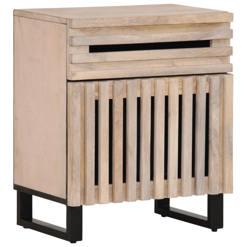 Bedside Cabinet 50X34X60 Cm Solid Wood Mango