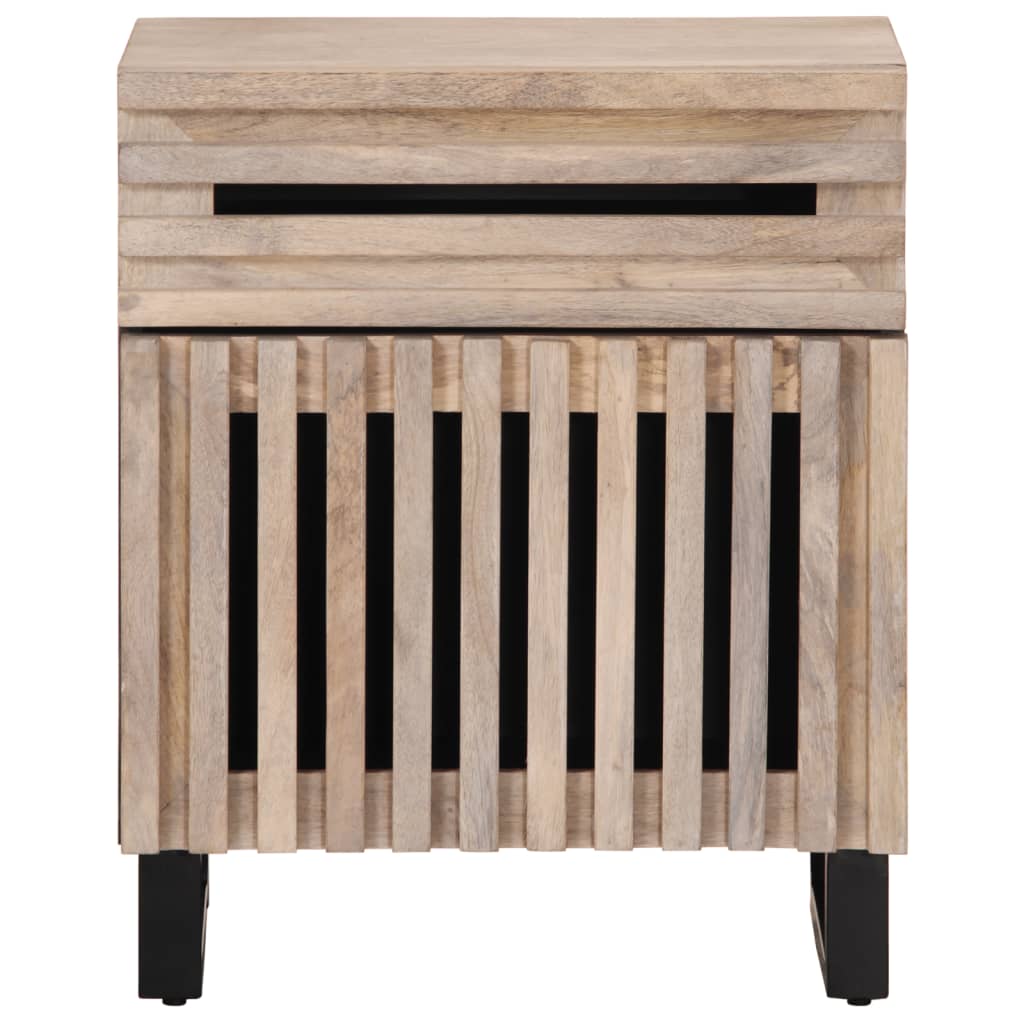 Bedside Cabinet 50X34X60 Cm Solid Wood Mango