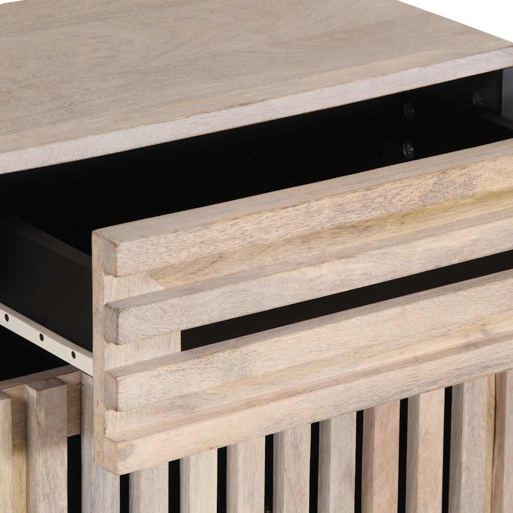 Bedside Cabinet 50X34X60 Cm Solid Wood Mango