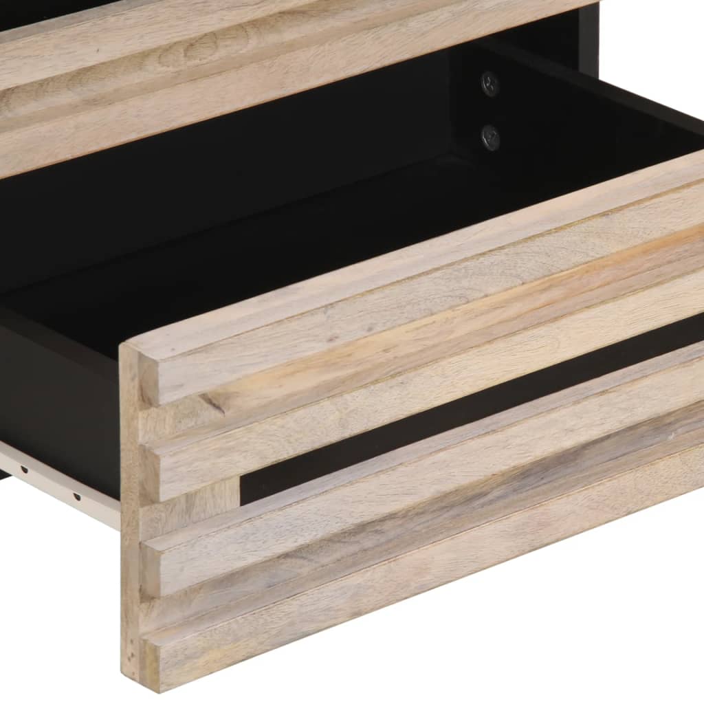 Bedside Cabinet 50X34X62 Cm Solid Wood Mango