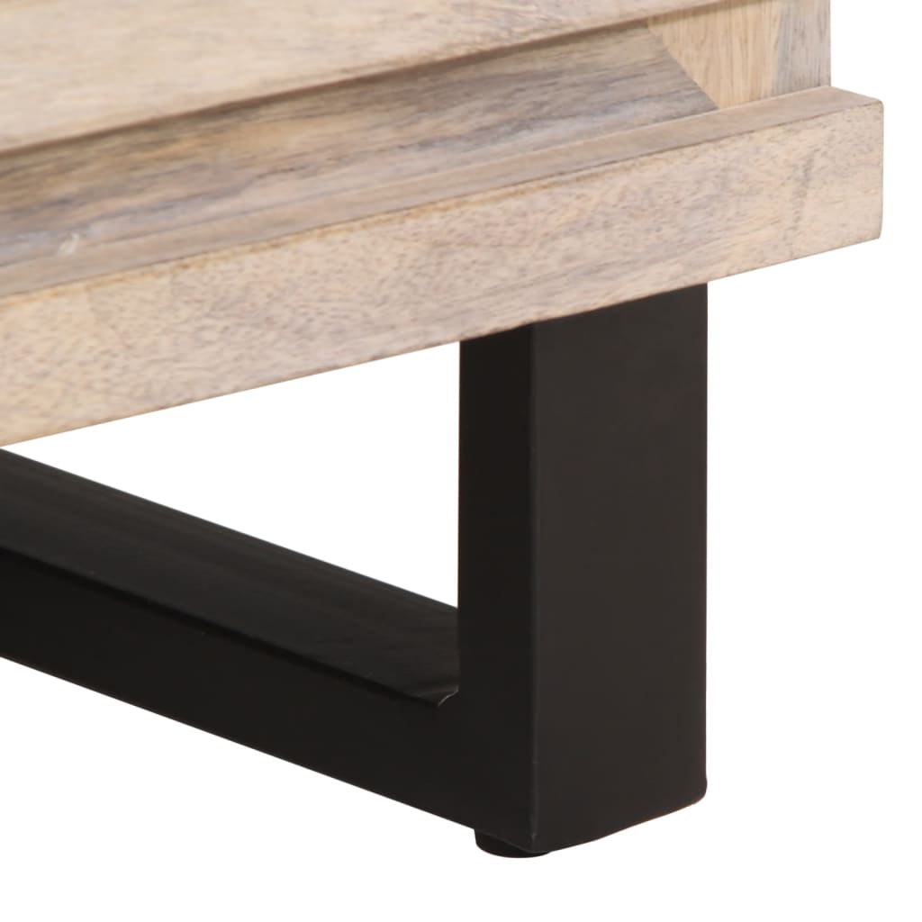 Bedside Cabinet 50X34X62 Cm Solid Wood Mango