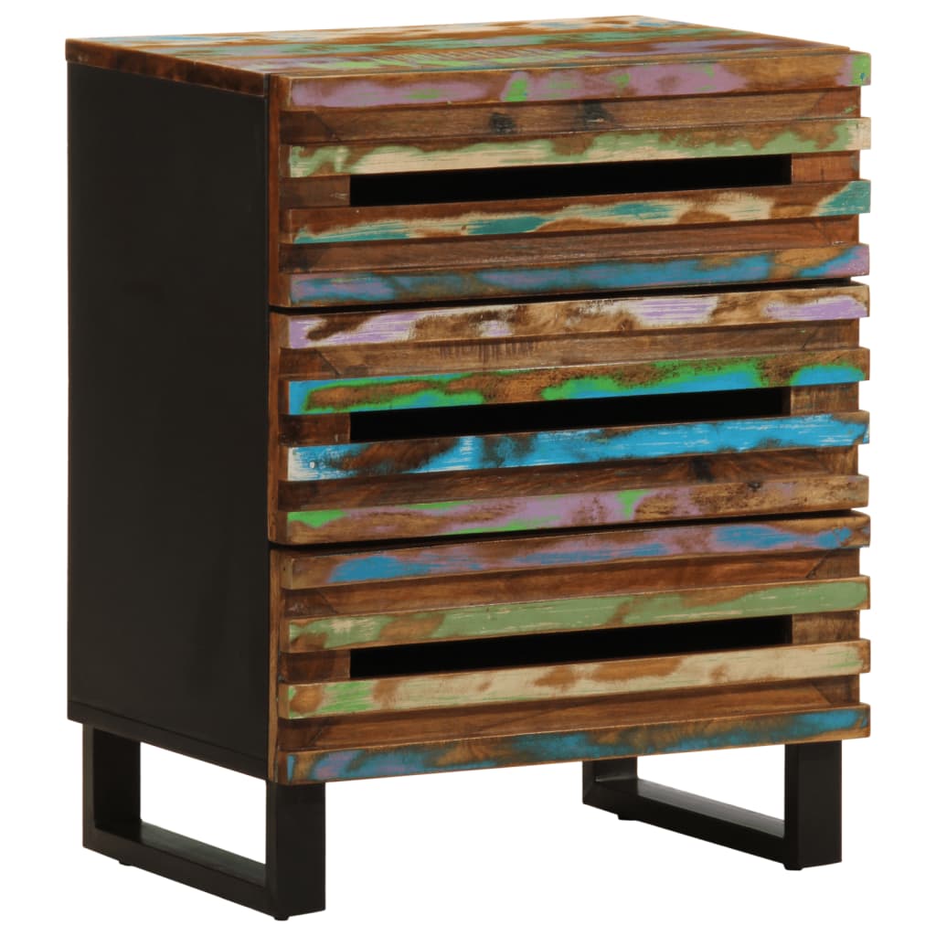 Bedside Cabinet 50X34X62 Cm Solid Wood Mango