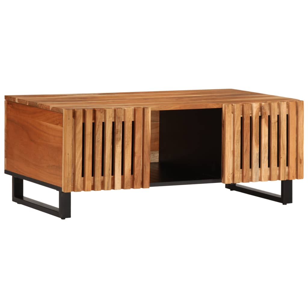 Coffee Table 100X55X40 Cm Solid Wood Mango