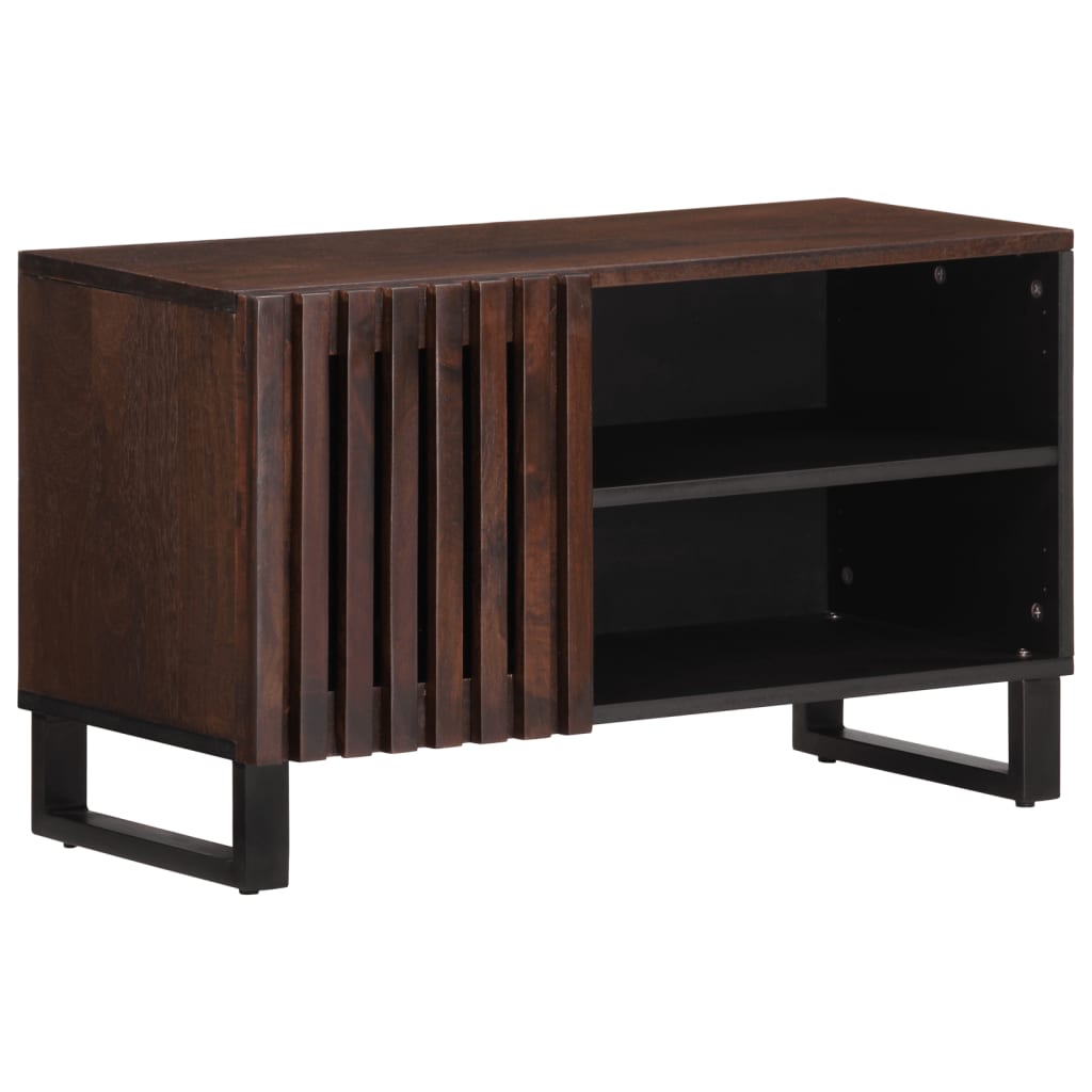 Tv Cabinet 80X34X46 Cm Solid Wood Acacia