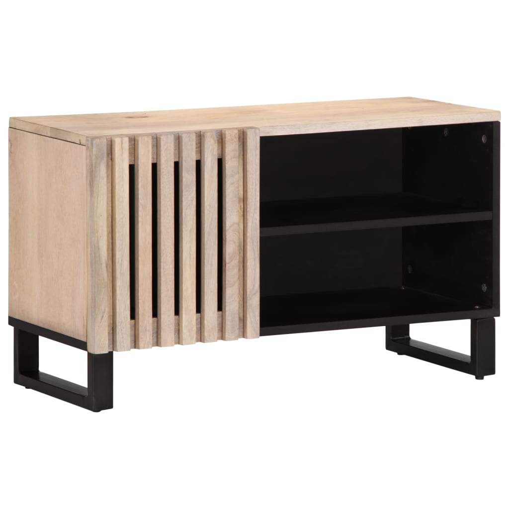 Tv Cabinet 80X34X46 Cm Solid Wood Acacia