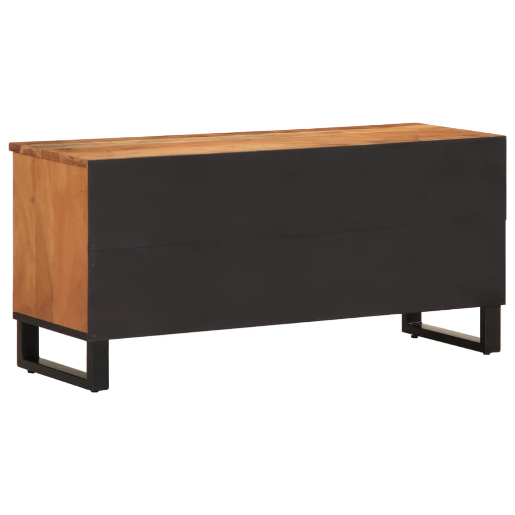 Tv Cabinet 100X34X46 Cm Solid Wood Acacia