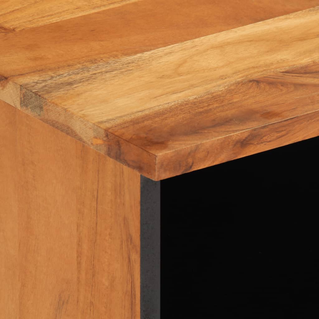 Tv Cabinet 100X34X46 Cm Solid Wood Acacia