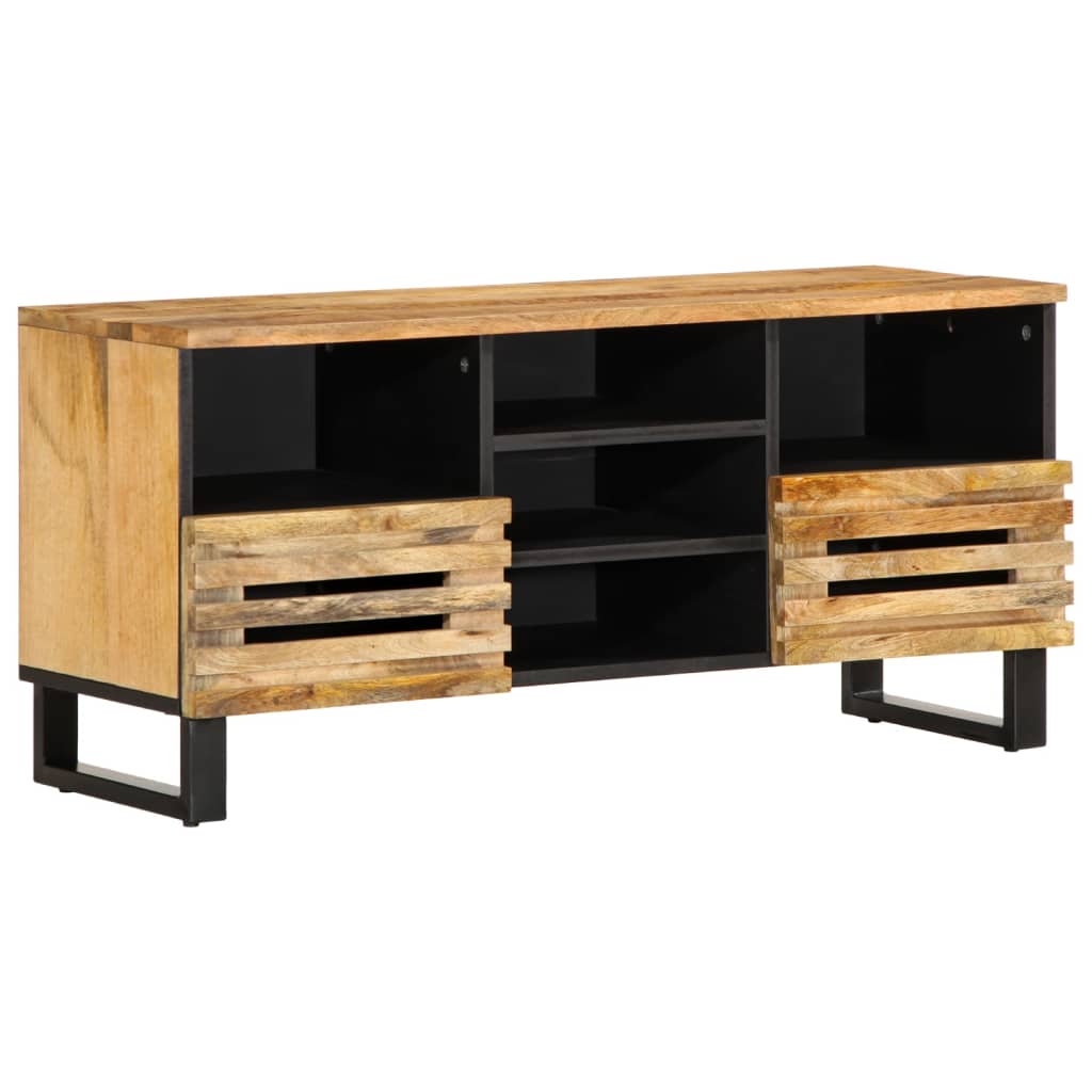 Tv Cabinet 100X34X46 Cm Solid Wood Acacia