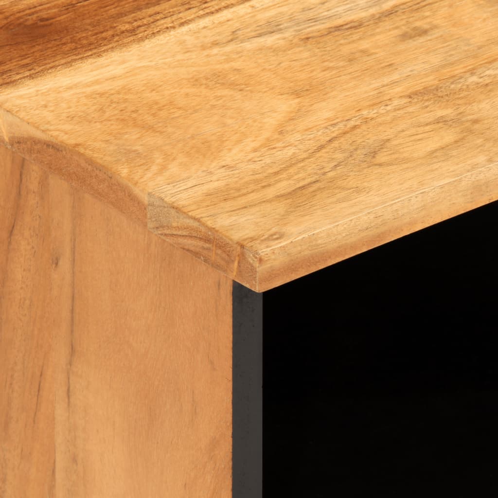 Tv Cabinet 100X34X46 Cm Solid Wood Acacia