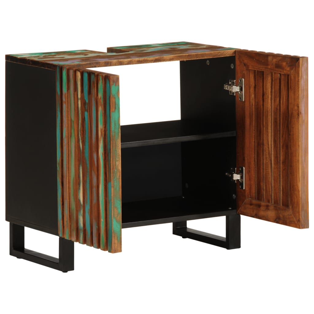 Bathroom Sink Cabinet 62X34X58 Cm Solid Wood Acacia