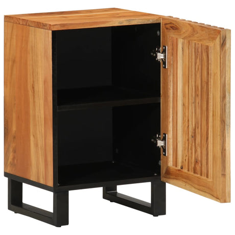 Bathroom Cabinet 38X34X58 Cm Solid Wood Acacia