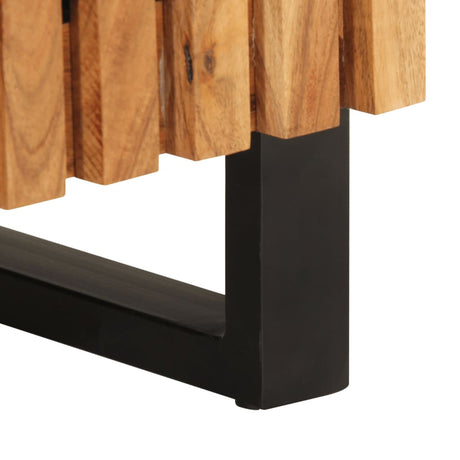 Bathroom Cabinet 38X34X58 Cm Solid Wood Acacia