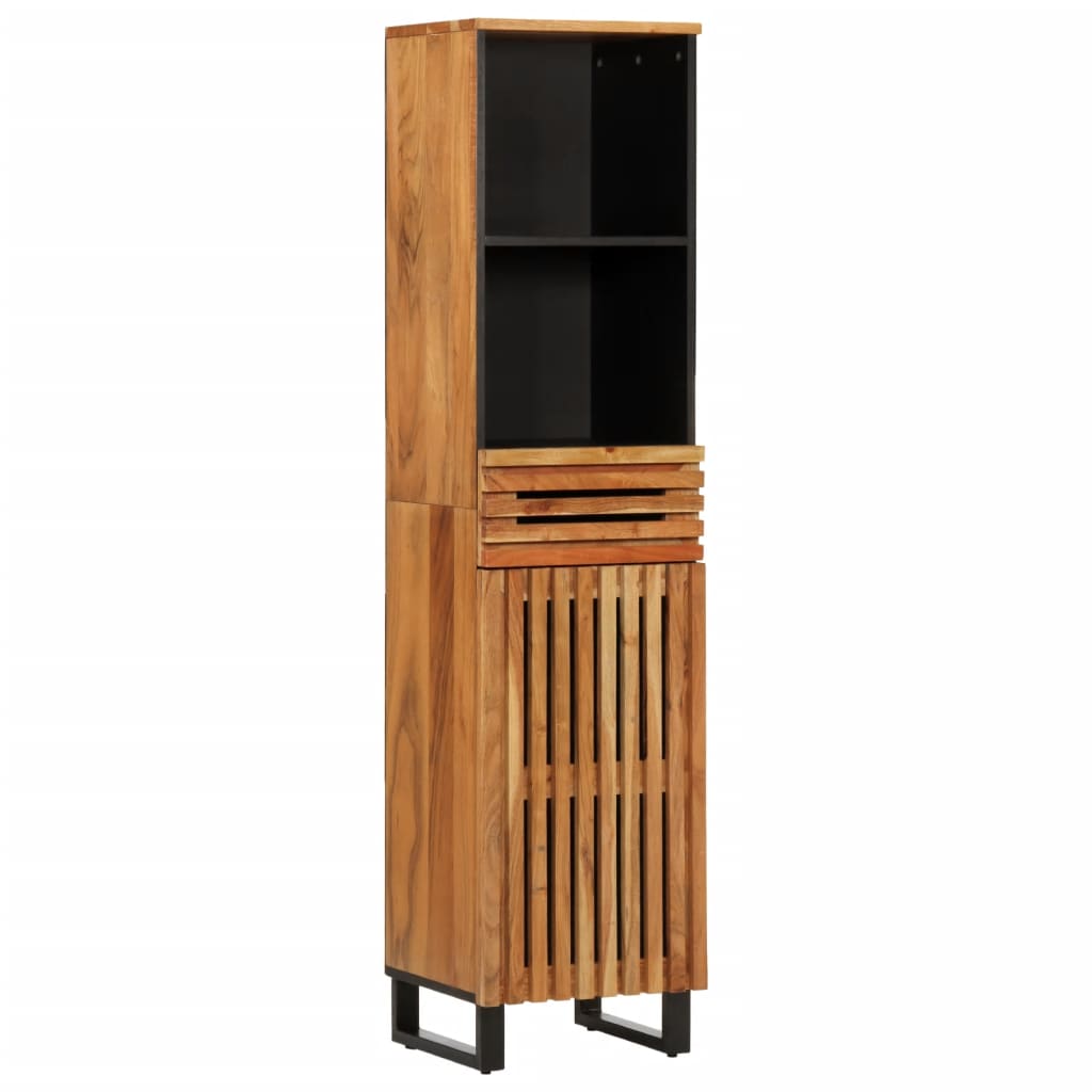 Sideboard 38X34X160 Cm Solid Wood Acacia