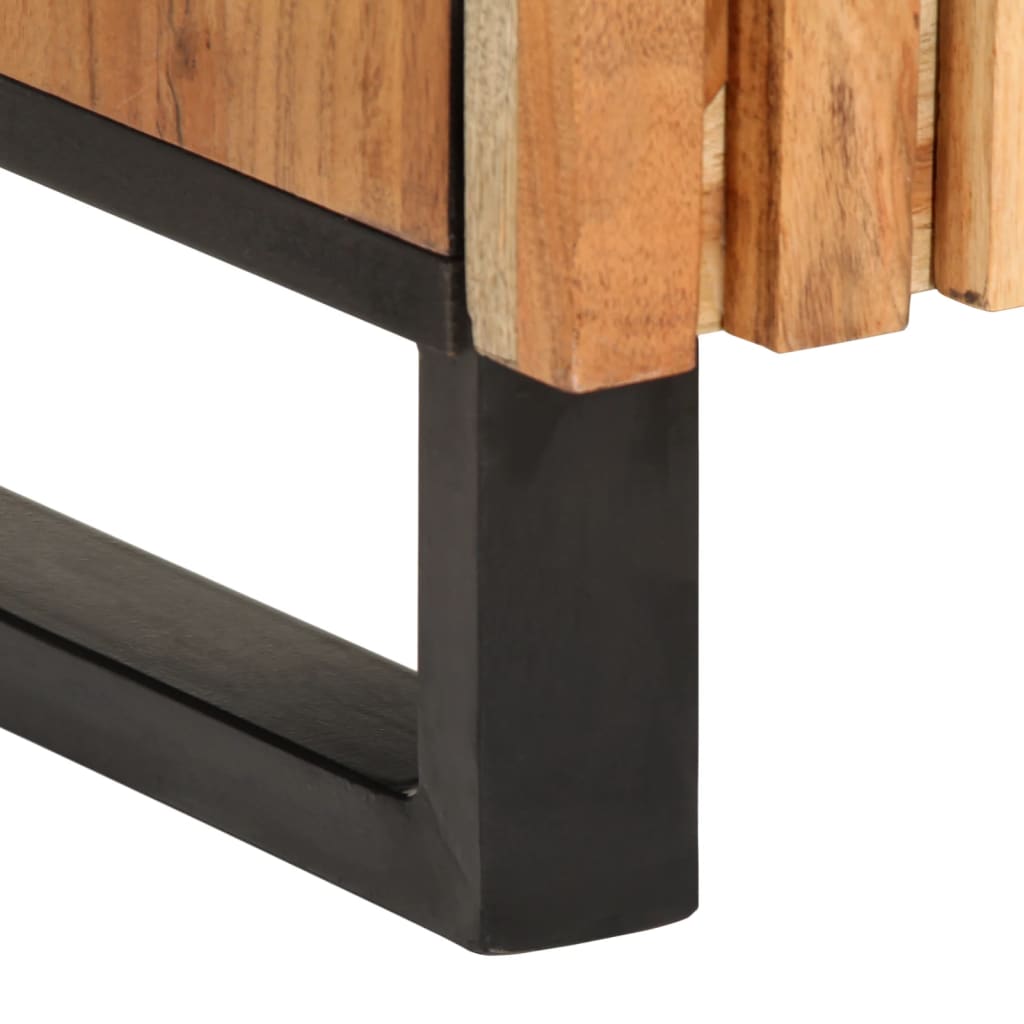 Sideboard 38X34X160 Cm Solid Wood Acacia