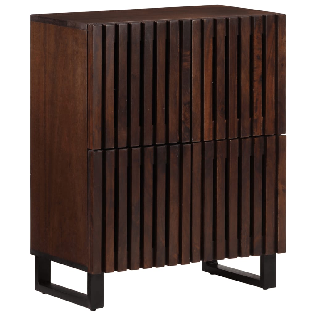 Sideboard 60X34X75 Cm Solid Wood Acacia