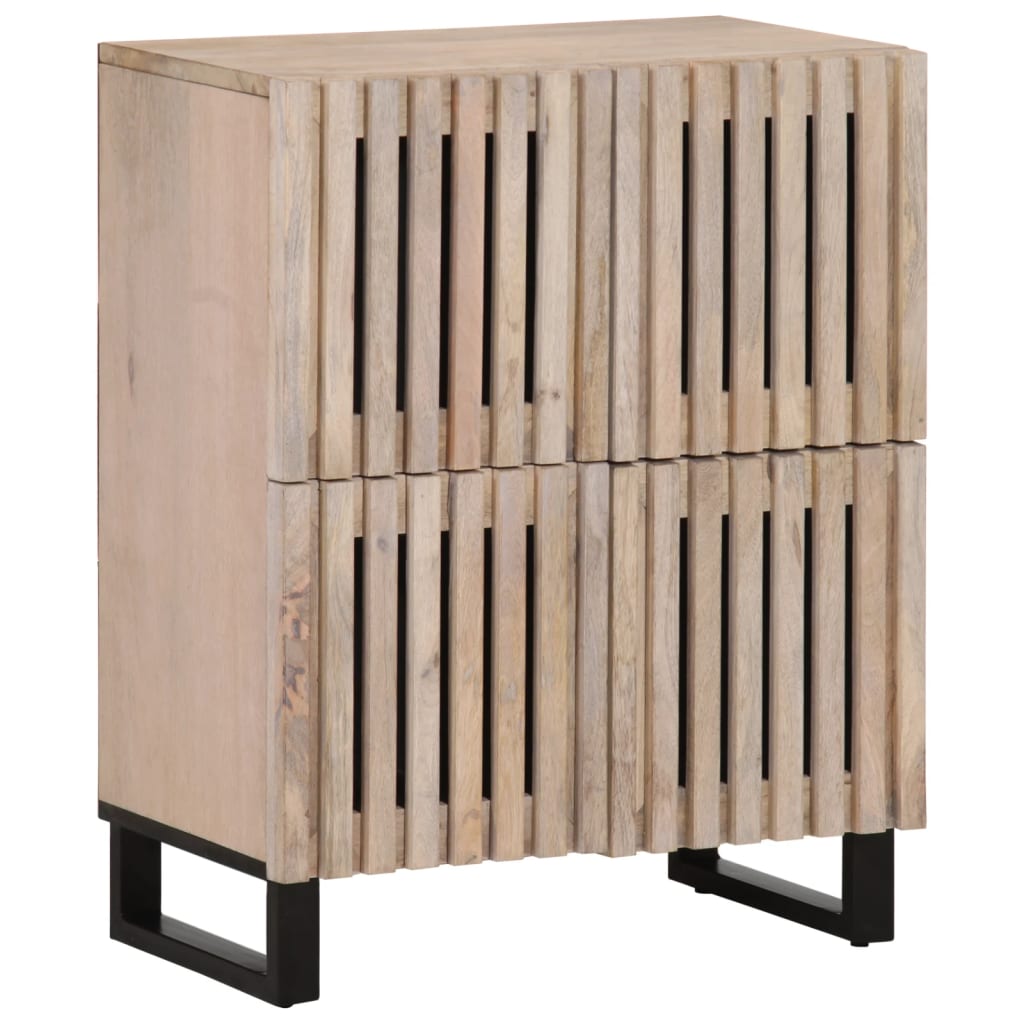 Sideboard 60X34X75 Cm Solid Wood Acacia