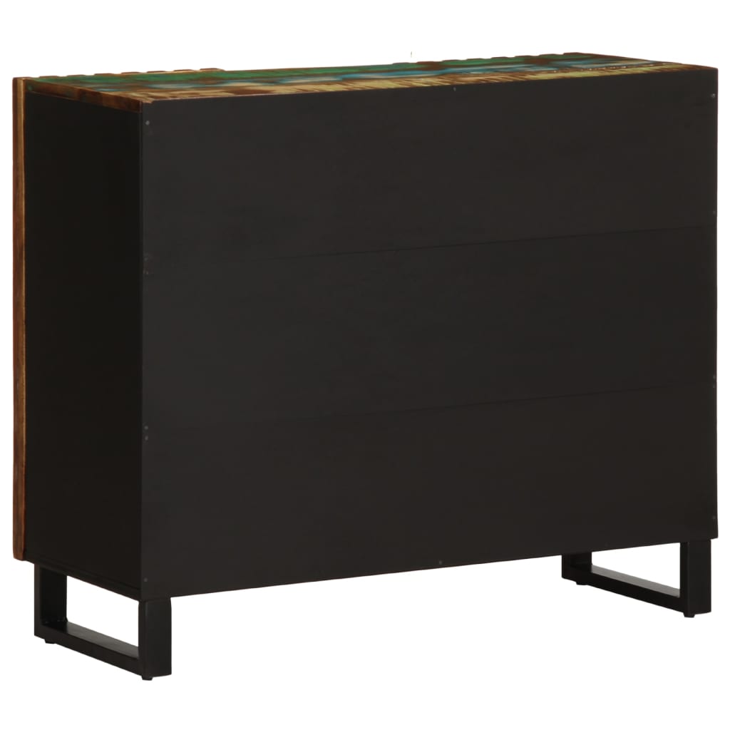 Sideboard 90X34X75 Cm Solid Wood Acacia