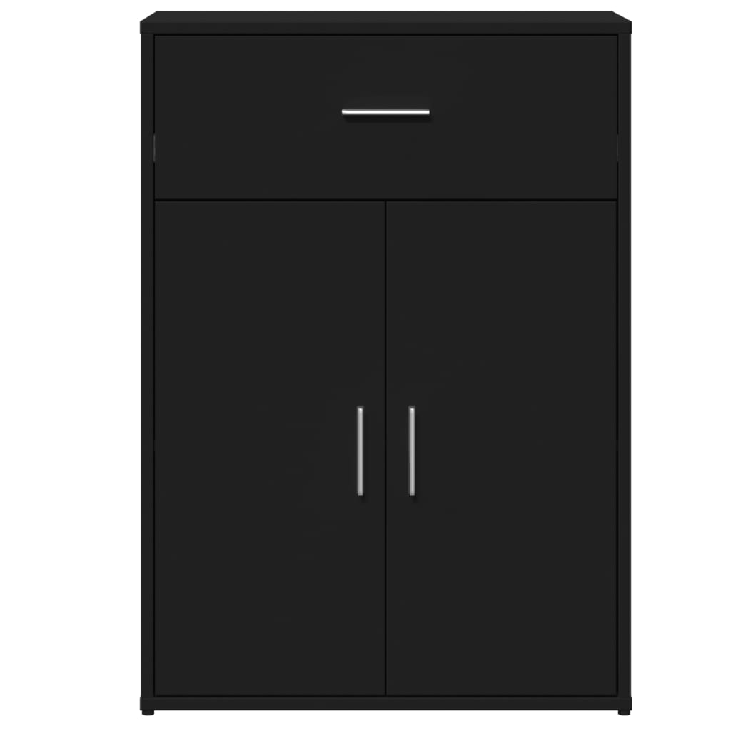 Sideboard Black 60X30X84 Cm Engineered Wood