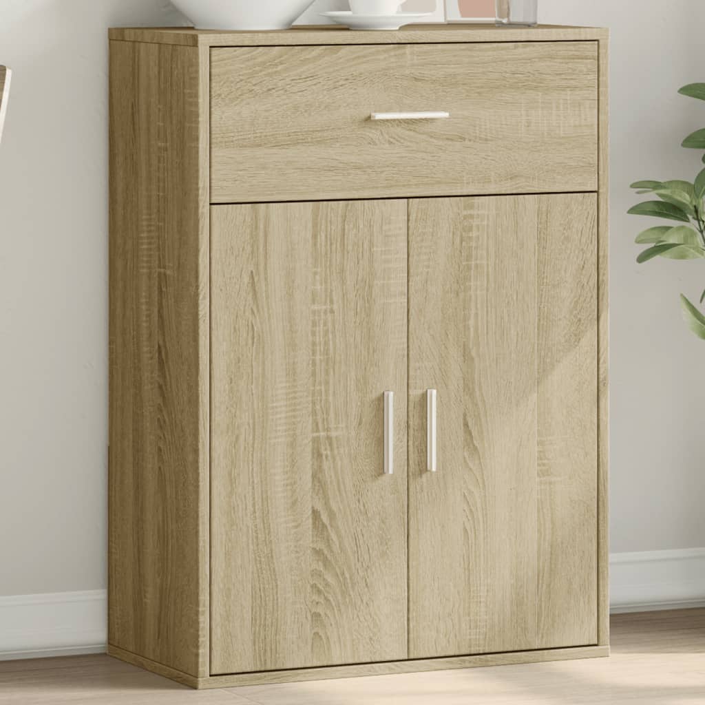 Sideboard Black 60X30X84 Cm Engineered Wood