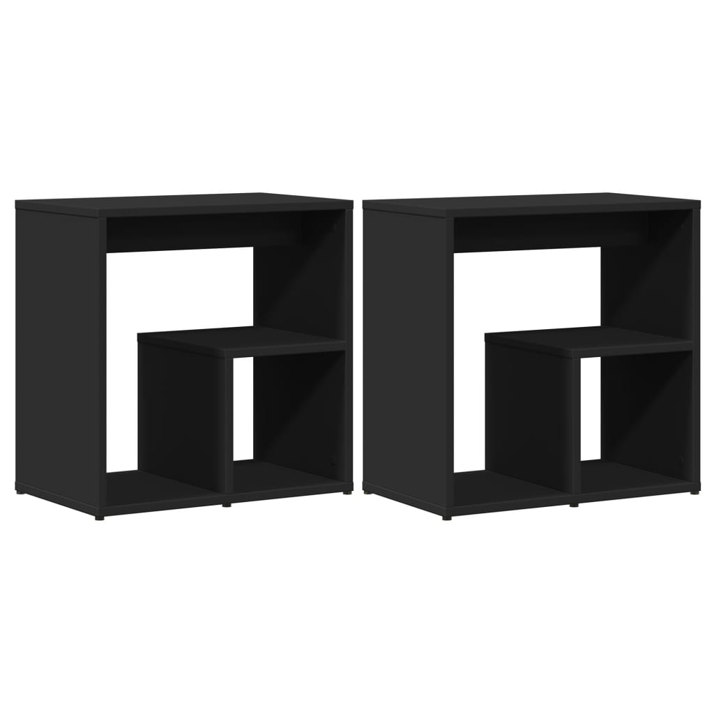 Side Tables 2 Pcs 50X30X50 Cm Engineered Wood