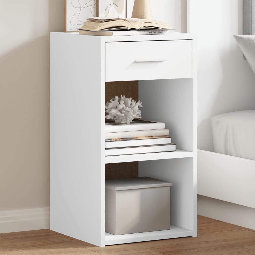 Bedside Cabinet 35X34X65 Cm Engineered Wood